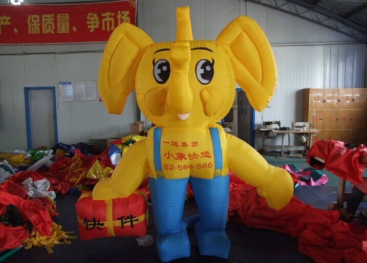 鹤城大象充气卡通气模
